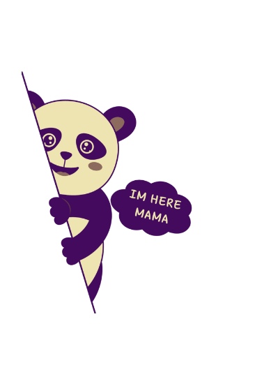 Baby Panda(I'm Here Mama) Classic T-shirt - UNISEX