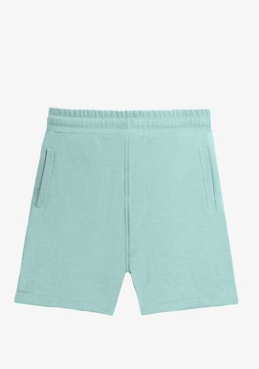 Solid Plain Athleisure Sports Shorts - Mint