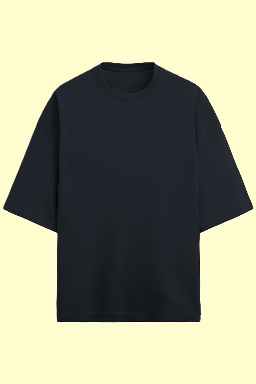 Solid Plain Terry Oversized T-shirt - UNISEX