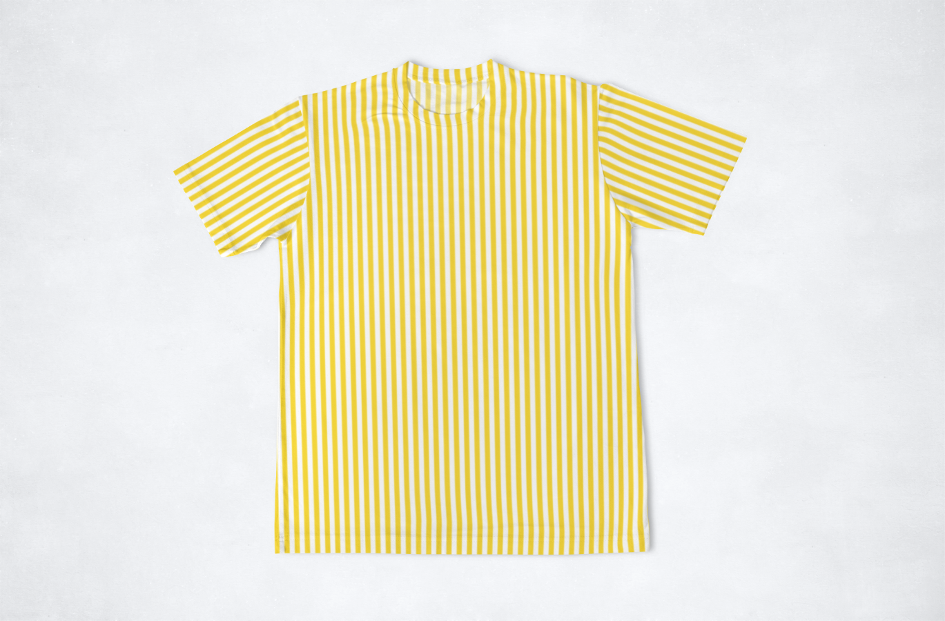 Yellow Stripe Lines Sports T-shirt
