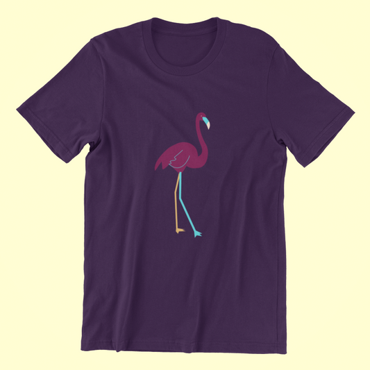 Flamingo Printed Classic T-shirt - UNISEX