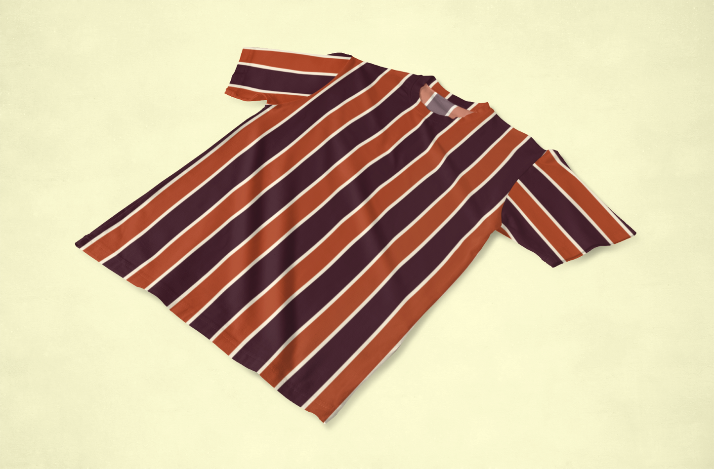 Striped Lines Jersey Sports wear T-shirt