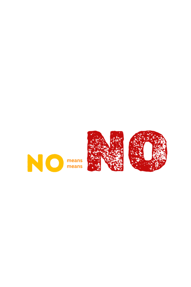 Women No Means No Crop Top - My Store