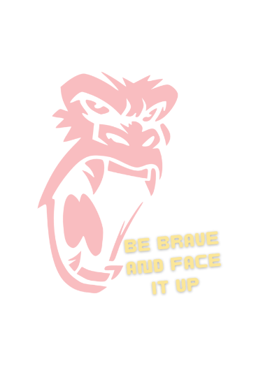 Be Brave And Face..... Classic T-shirt - UNISEX