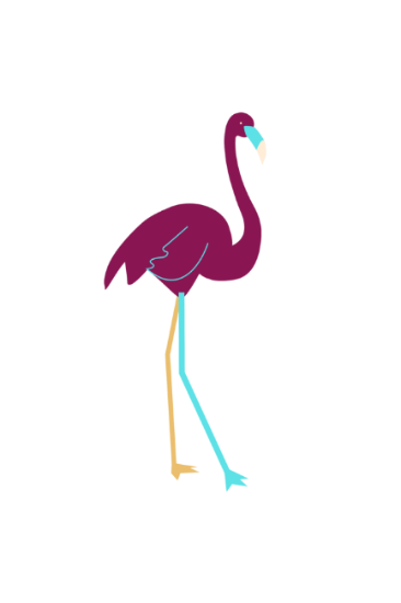 Flamingo Printed Classic T-shirt - UNISEX