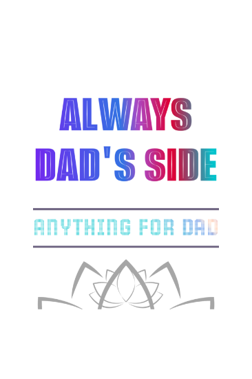 Always Dads Side Oversized T-shirt - UNISEX