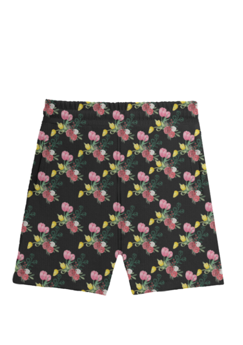 Floral Printed Athleisure Shorts