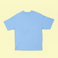 UNISEX Solid Plain Oversized T-shirt - Baby Blue