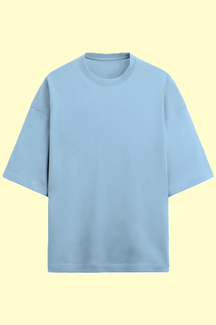 Solid Plain Terry Oversized T-shirt - UNISEX