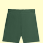Solid Plain Athleisure Sports Shorts - Bottlegreen