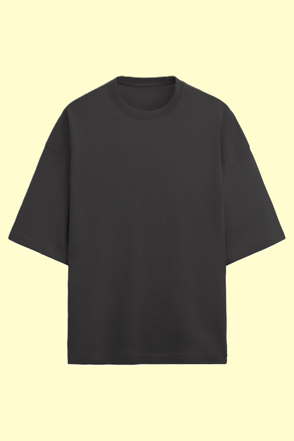 Solid Plain Terry Oversized T-shirt - UNISEX