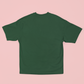 UNISEX Solid Plain Oversized T-shirt - Bottle Green