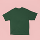UNISEX Solid Plain Oversized T-shirt - Bottle Green