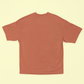 UNISEX Solid Plain Oversized T-shirt - Coral