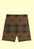 Mandala Printed Athleisure Shorts