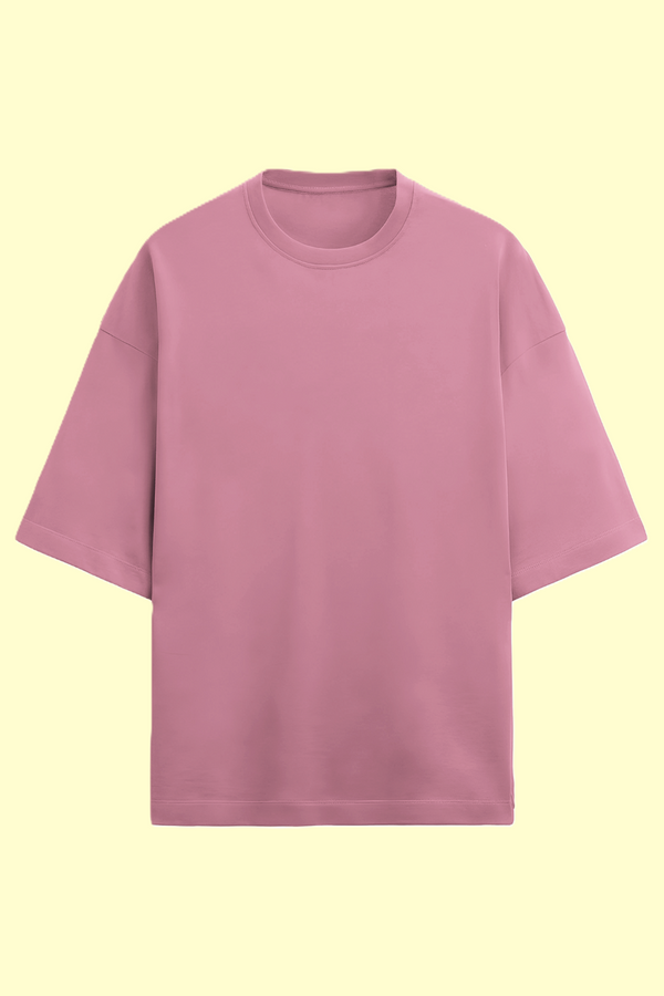 Solid Plain Terry Oversized T-shirt - UNISEX