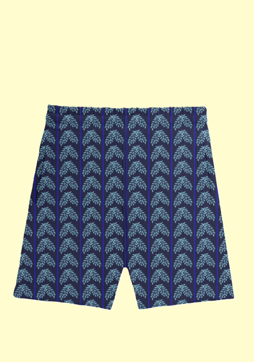 Leaf's Printed Athleisure Shorts