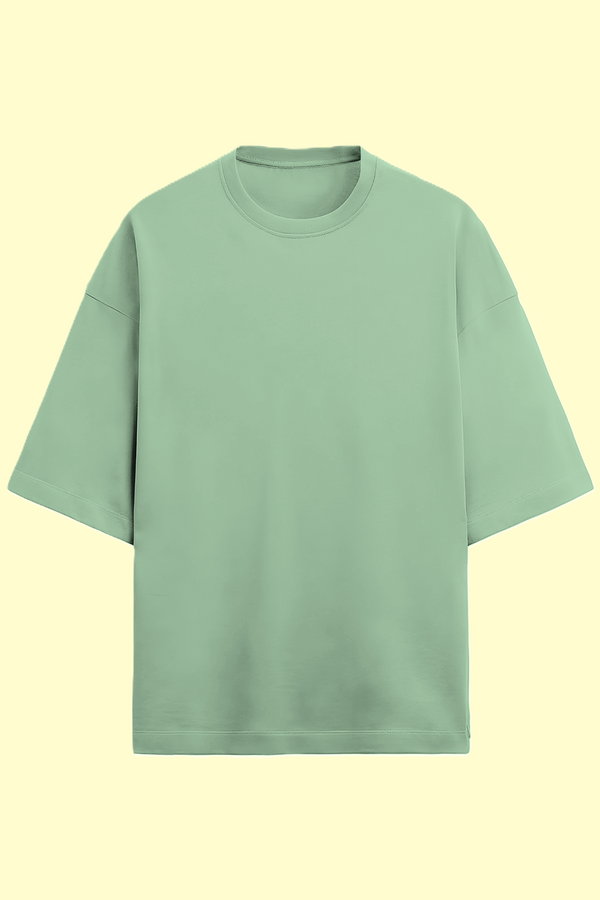 Solid Plain Terry Oversized T-shirt - UNISEX