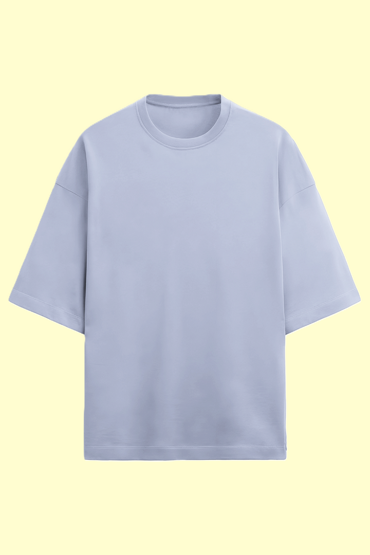 Solid Plain Terry Oversized T-shirt - UNISEX