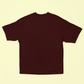UNISEX Solid Plain Oversized T-shirt - Maroon
