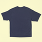 UNISEX Solid Plain Oversized T-shirt - Navy blue
