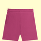 Solid Plain Athleisure Sports Shorts - Pink