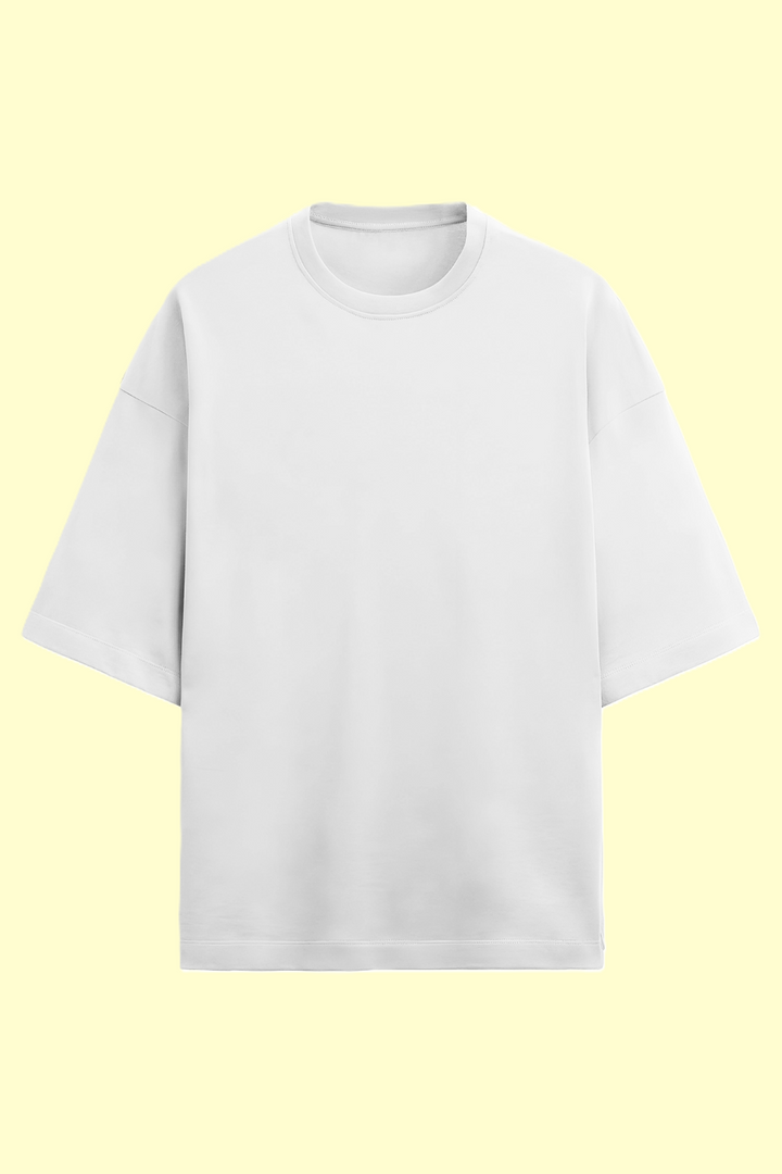 Solid Plain Terry Oversized T-shirt - UNISEX