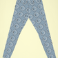 Chakras Printed Blue Leggings