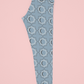 Chakras Printed Blue Leggings