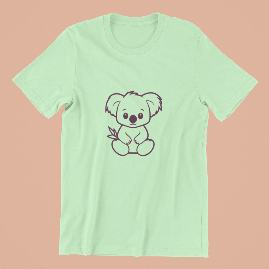 Baby Koala Printed Classic T-shirt - UNISEX