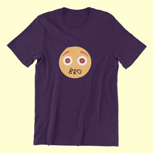 Bro Emoji Printed Classic T-shirt - UNISEX