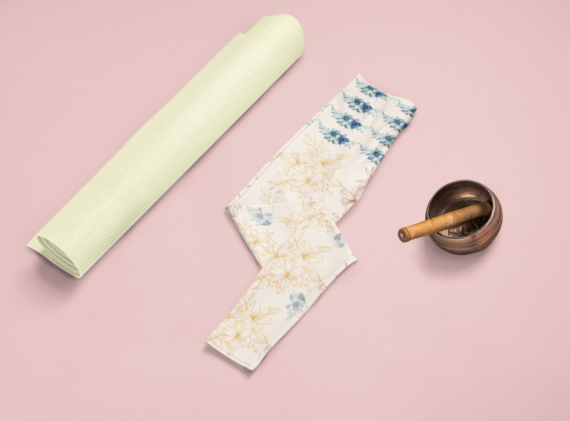 Multi Floral Printed Leggings