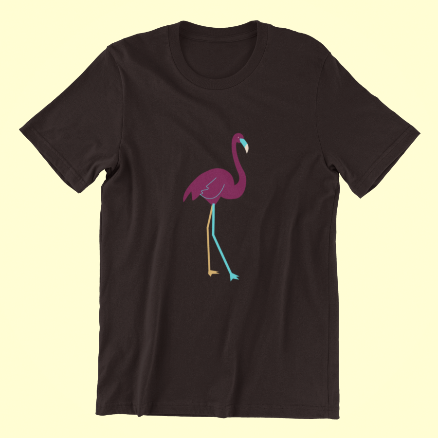 Flamingo Printed Classic T-shirt - UNISEX