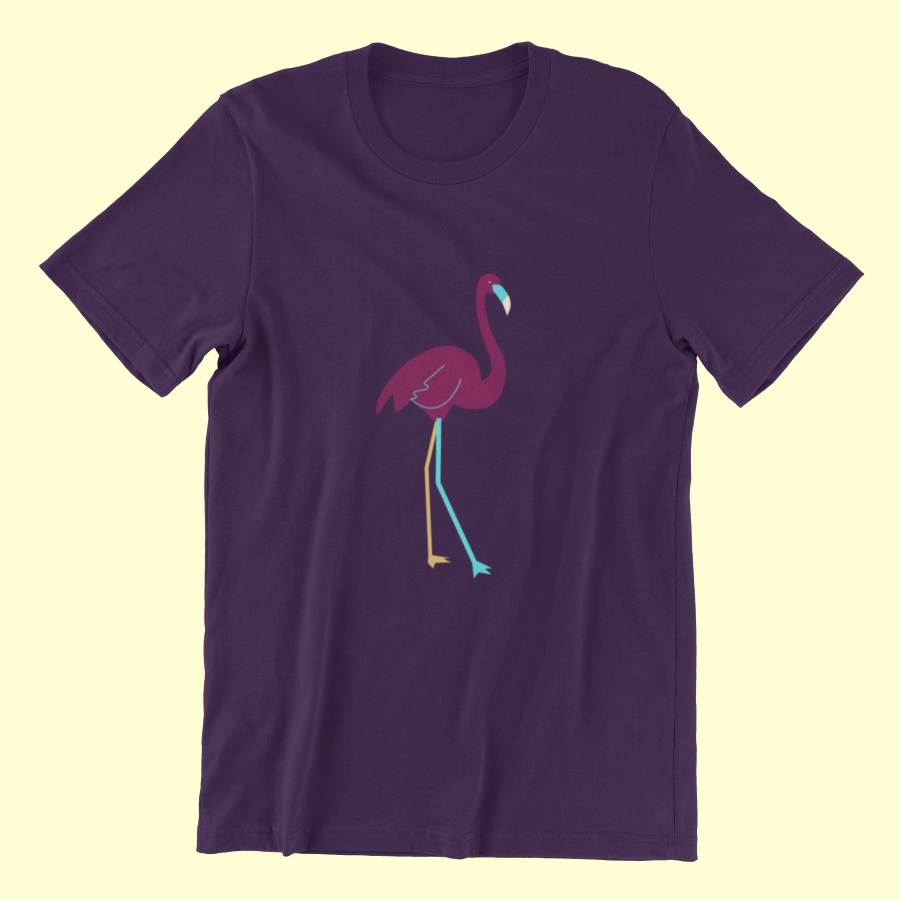 Flamingo Printed Classic T-shirt - UNISEX