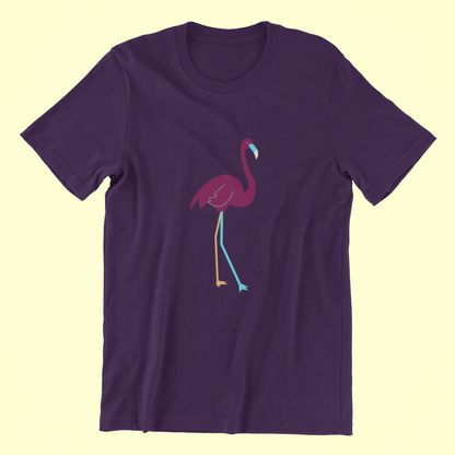 Flamingo Printed Classic T-shirt - UNISEX