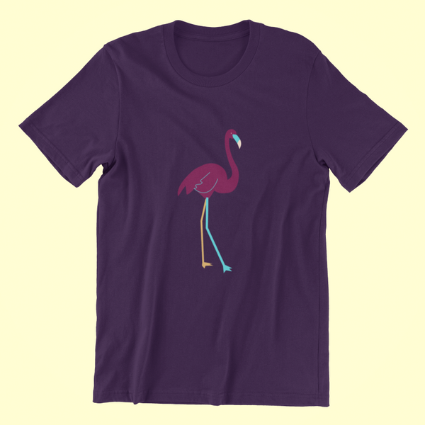 Flamingo Printed Classic T-shirt - UNISEX