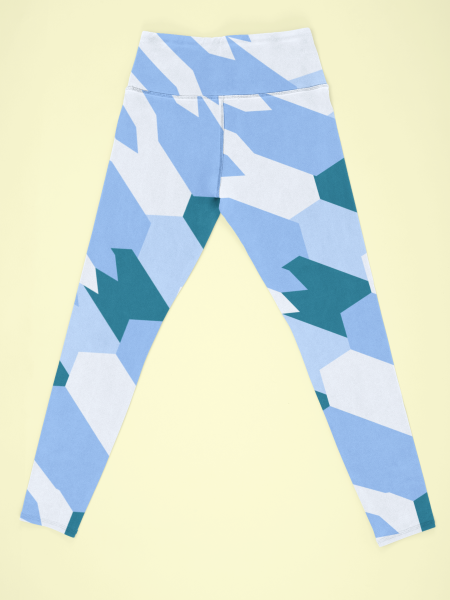 Geometric Lines Printed Leggings
