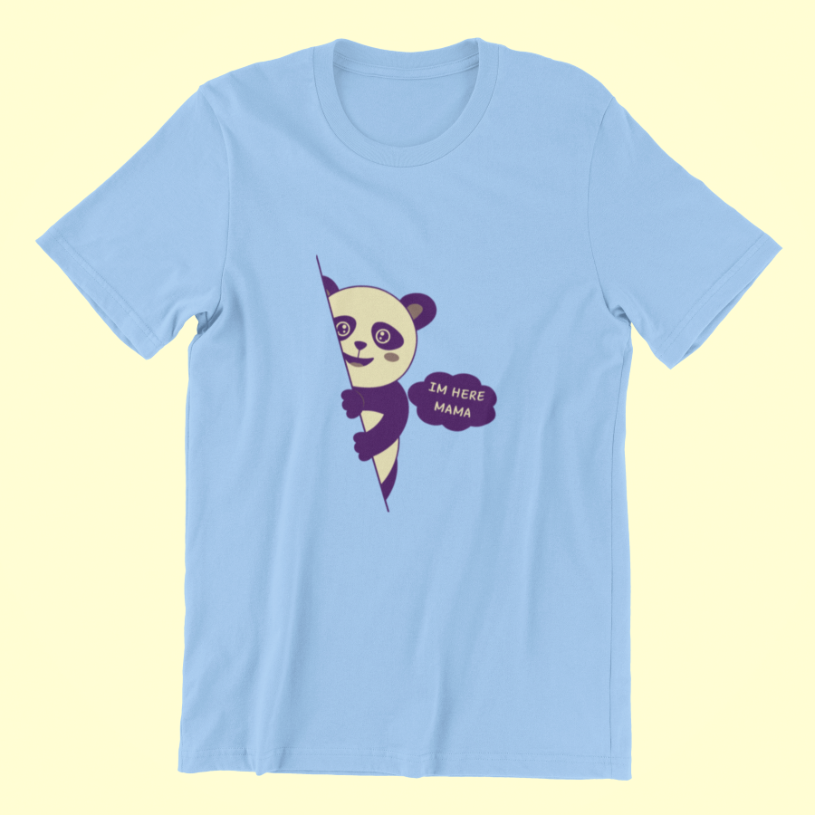 Baby Panda(I'm Here Mama) Classic T-shirt - UNISEX