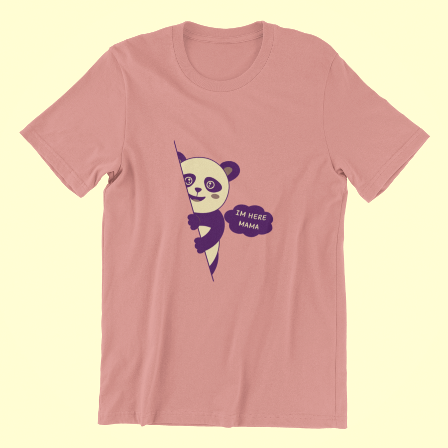 Baby Panda(I'm Here Mama) Classic T-shirt - UNISEX