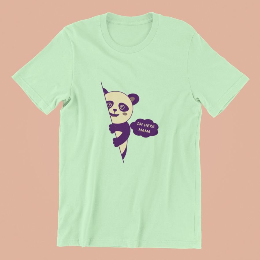 Baby Panda(I'm Here Mama) Classic T-shirt - UNISEX