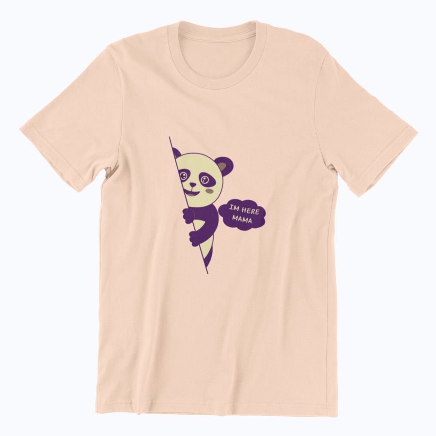 Baby Panda(I'm Here Mama) Classic T-shirt - UNISEX
