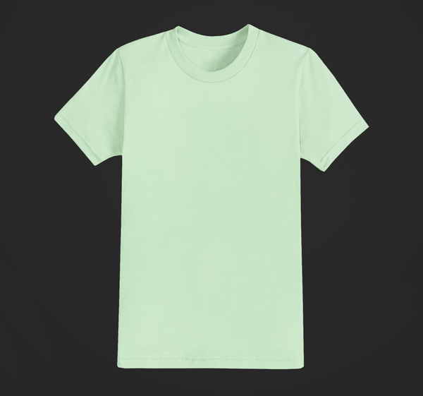 UNISEX Solid Plain Classic T-shirt - Jade