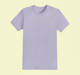 UNISEX Solid Plain Classic T-shirt - Lavender