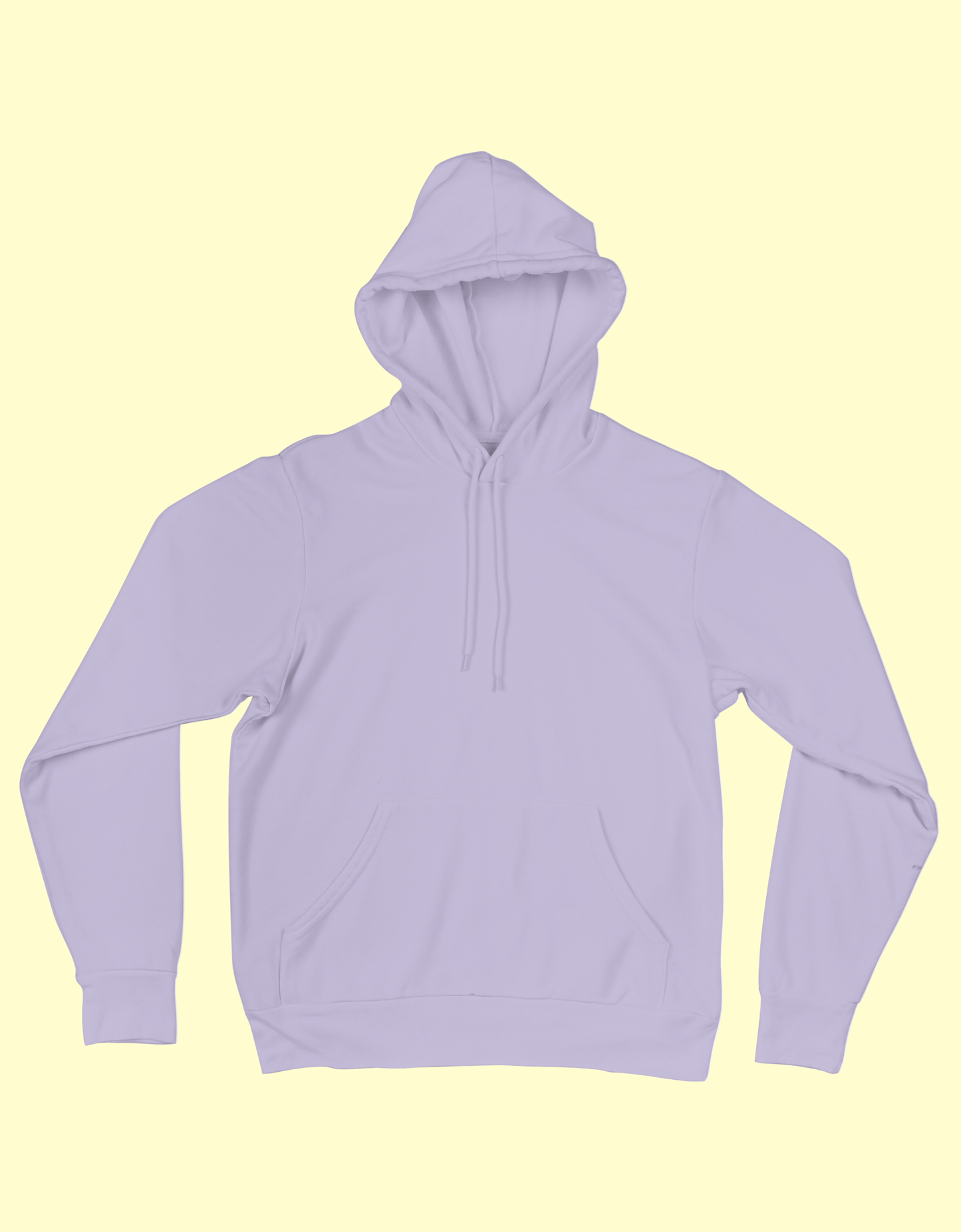 UNISEX Solid Plain Hoodie - Lavender