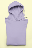 UNISEX Solid Plain Hoodie - Lavender