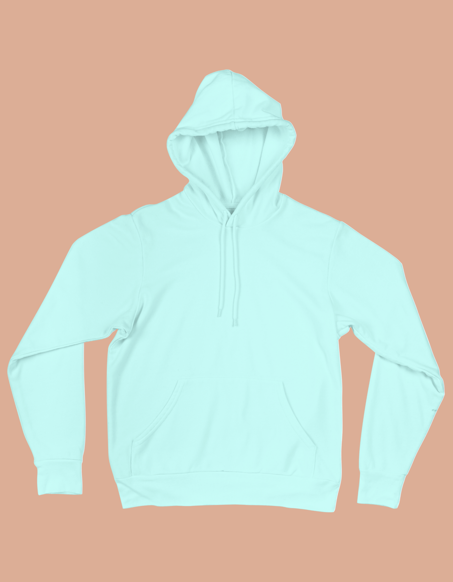 UNISEX Solid Plain Hoodie - Mint