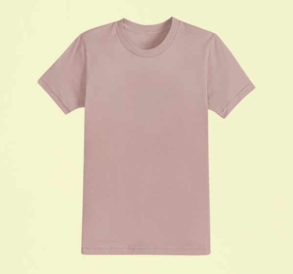 Solid Plain Athleisure wear T-shirt