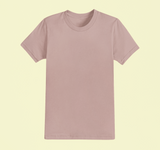 Solid Plain Athleisure wear T-shirt
