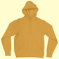 UNISEX Solid Plain Hoodie - Mustard yellow