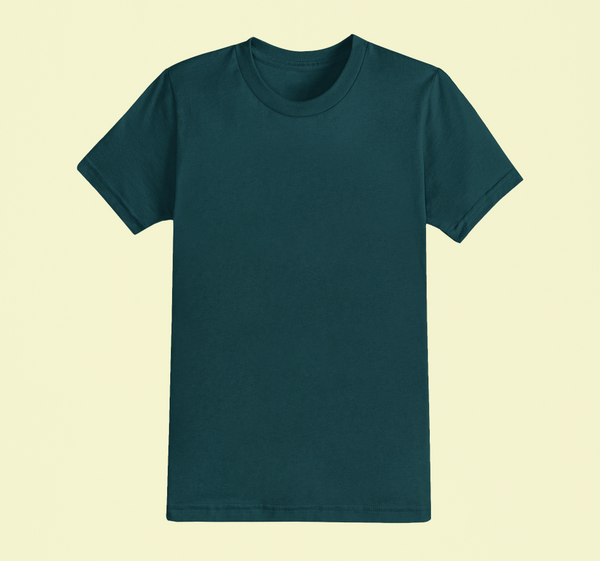 UNISEX Solid Plain Classic T-shirt - Petrol blue